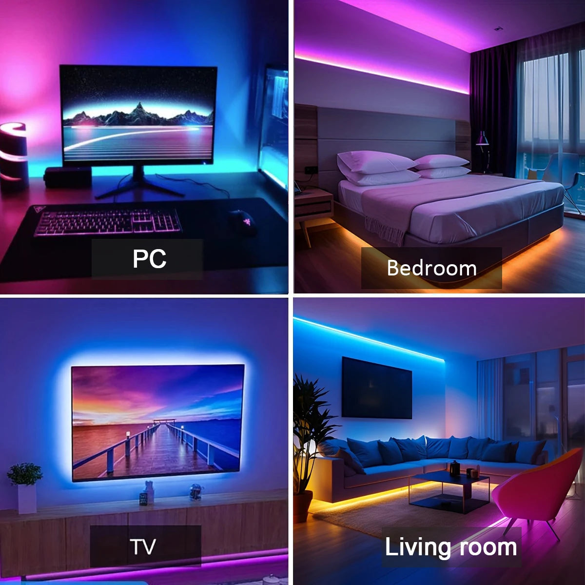 Bande LED RGB- Ambiance moderne & Décoration